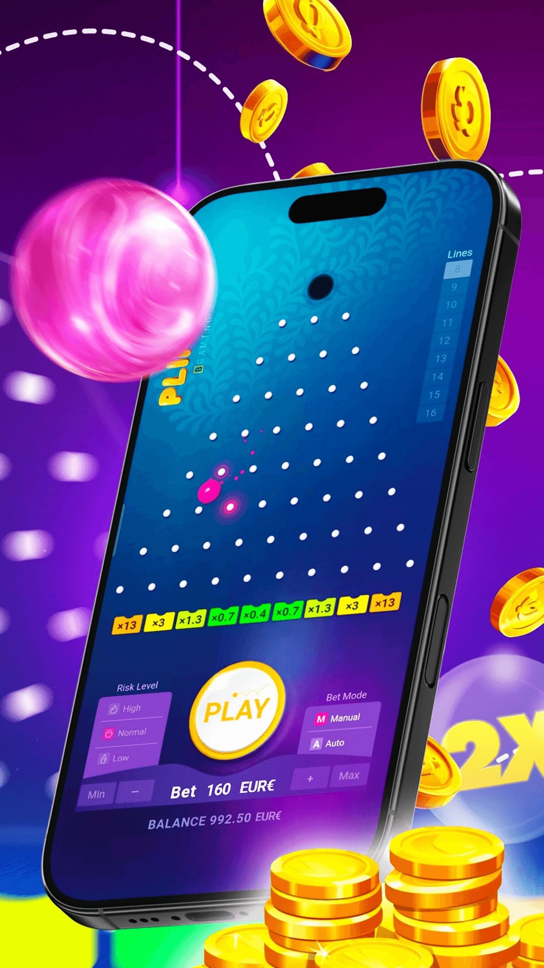 Plinko Game Screenshot